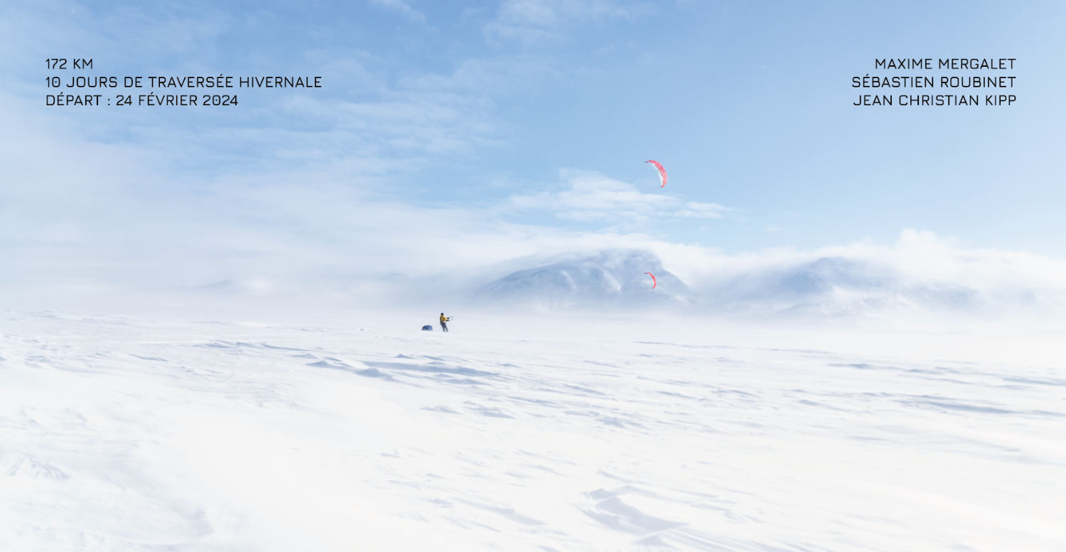 Islande du Nord au Sud - Une Expédition Hivernale en Ski Kite