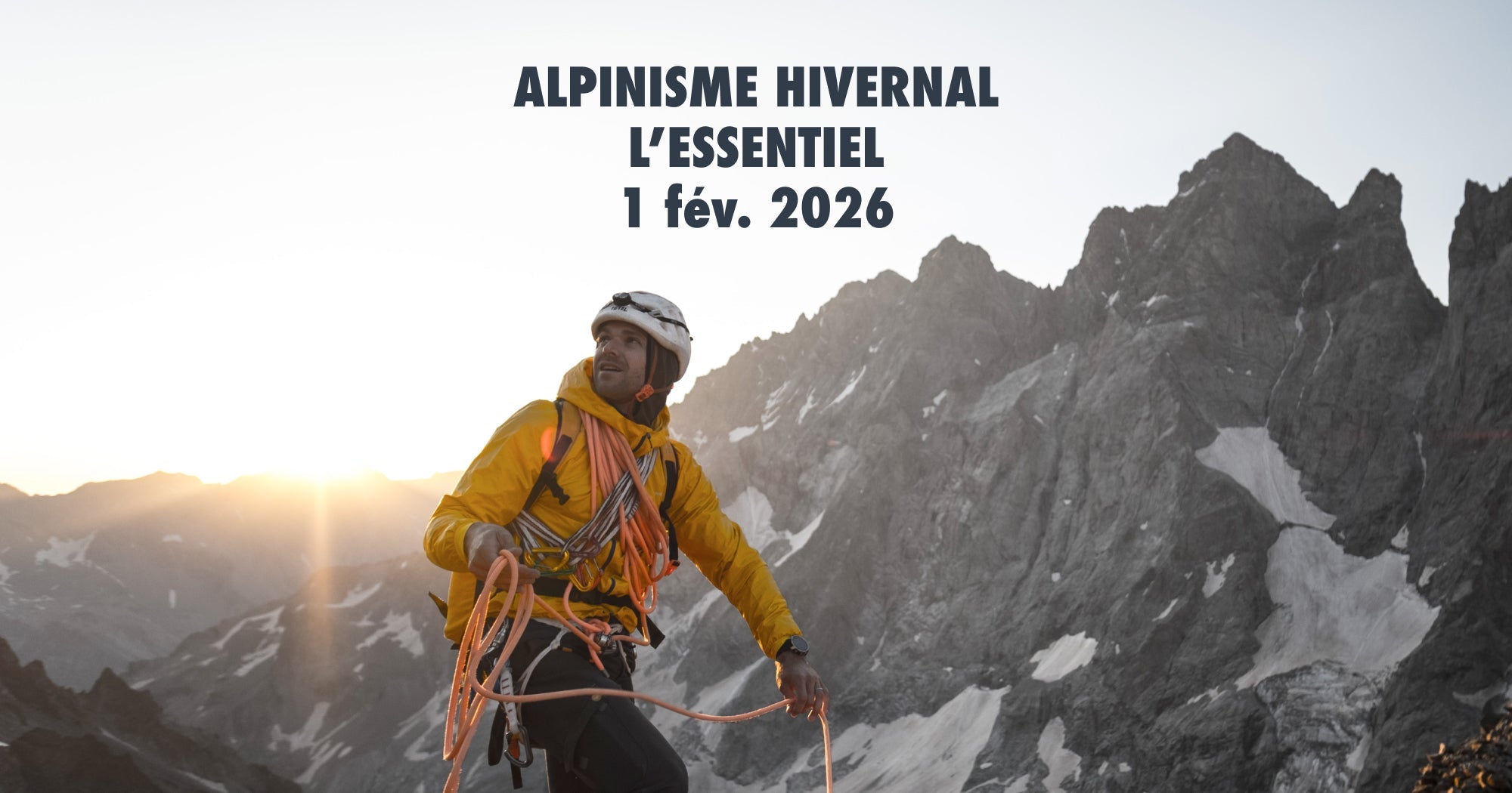 Montagne alpinisme hivernal