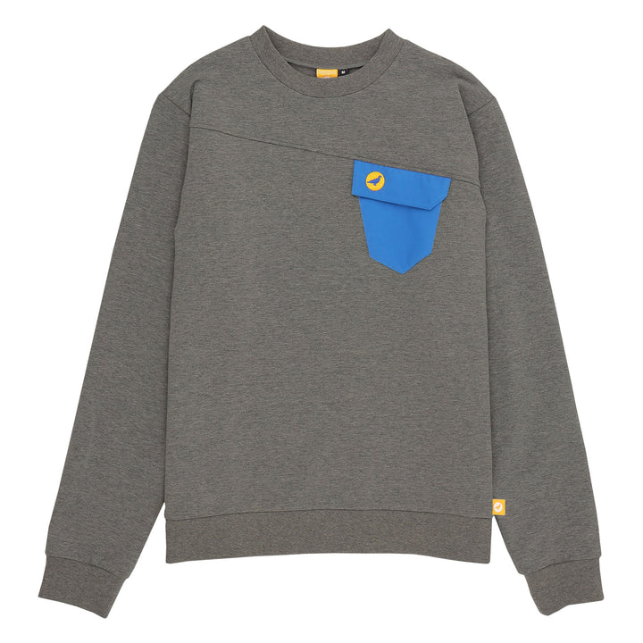 Sweat col rond unisexe CARCAJOU - Granate