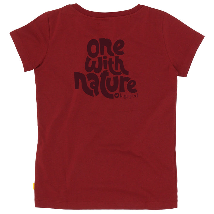 T-shirt Femme TEEREC ONE 70's - Granate