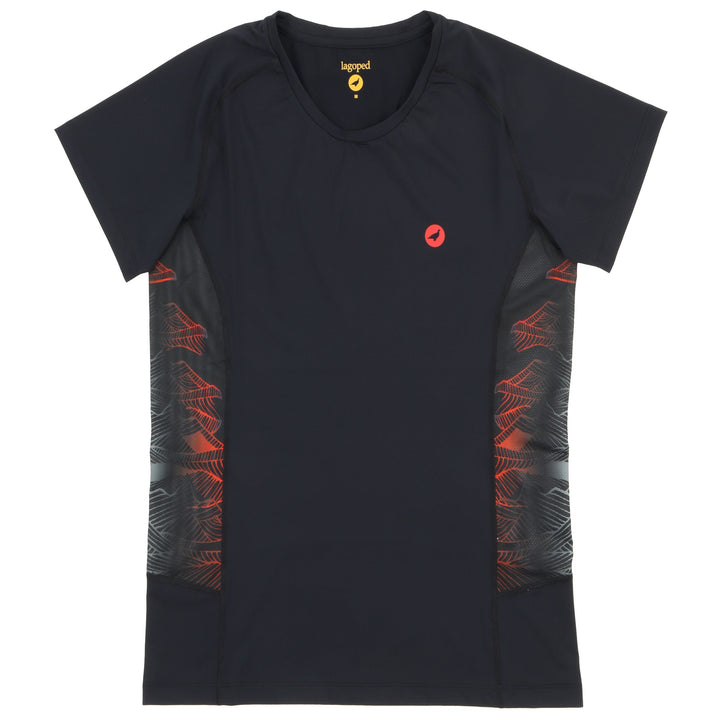 T-shirt Technique Femme TEETREK - GraphiteFramboise