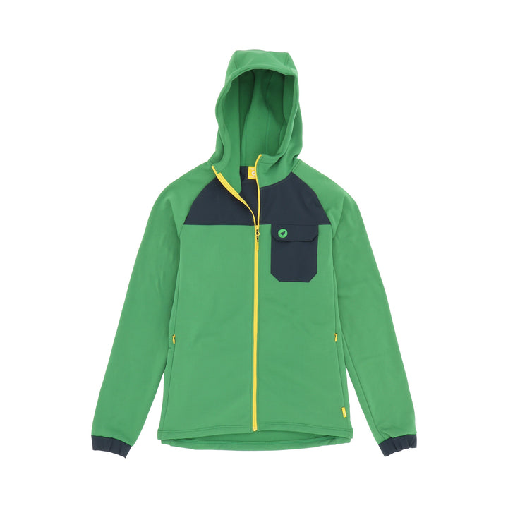 Polaire à capuche Femme HOODEECE - Vert Gazon