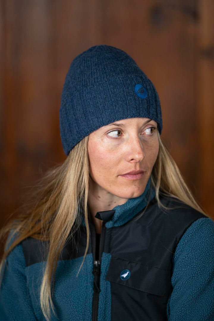 Bonnet laine GEBO CUFF - Navy