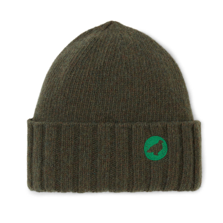Bonnet laine GEBO CUFF - Vert Gazon
