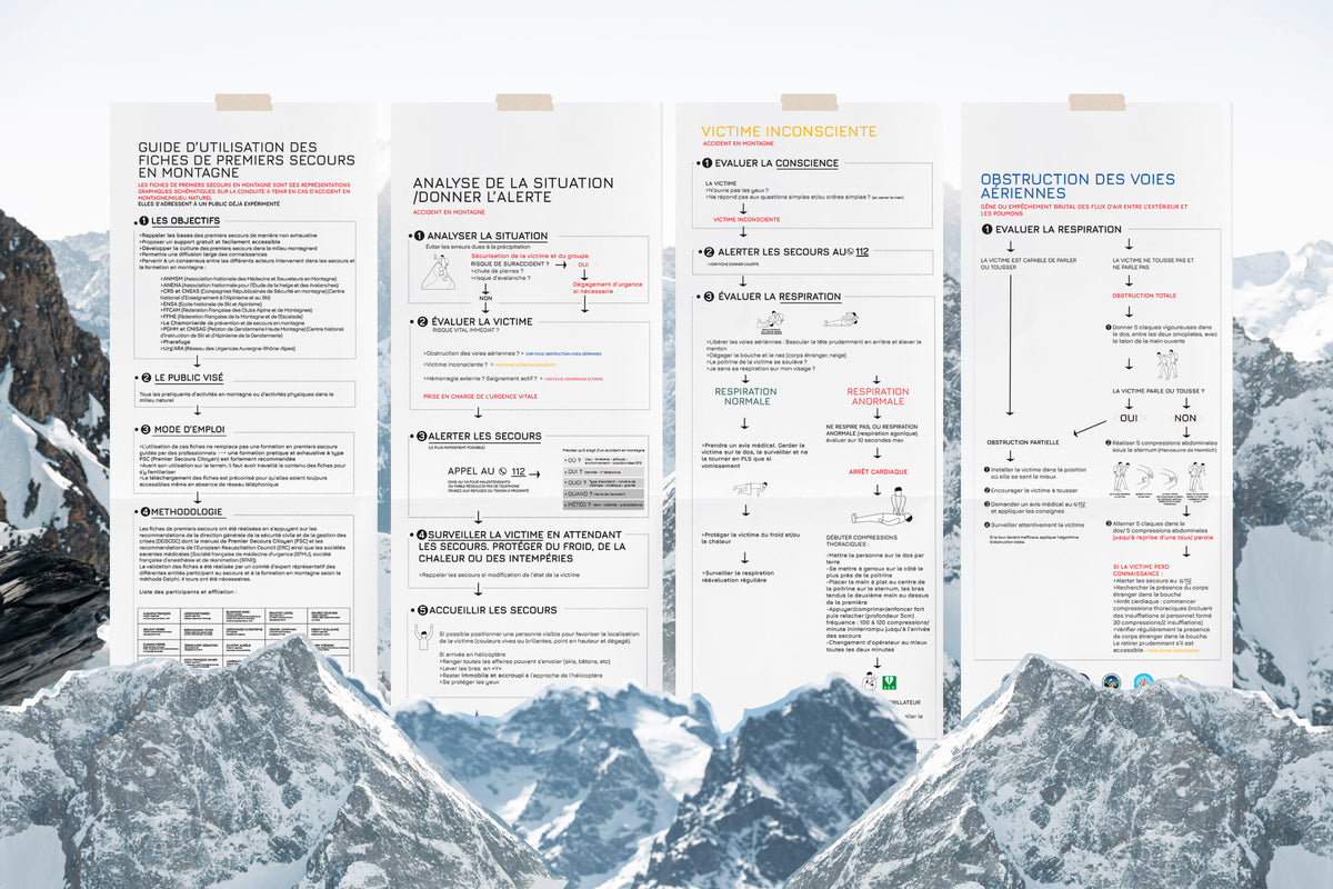 Mountain rescue guides: first aid steps to download | Lagoped