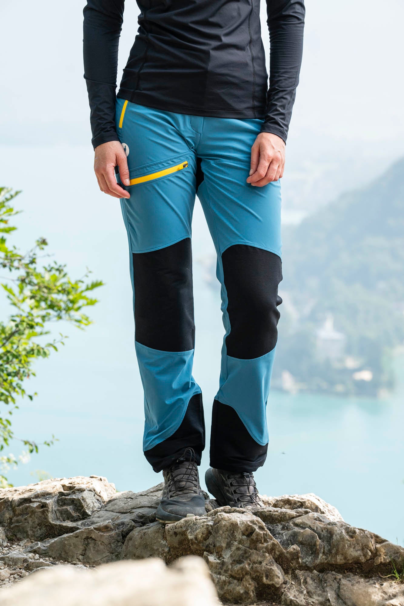 Pantalon Randonnée Femme Libin - Imperméable, Doublé Polaire, Softshell (Hiver)