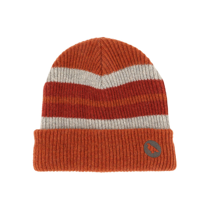 Bonnet laine GEBO STRIPE - Granate