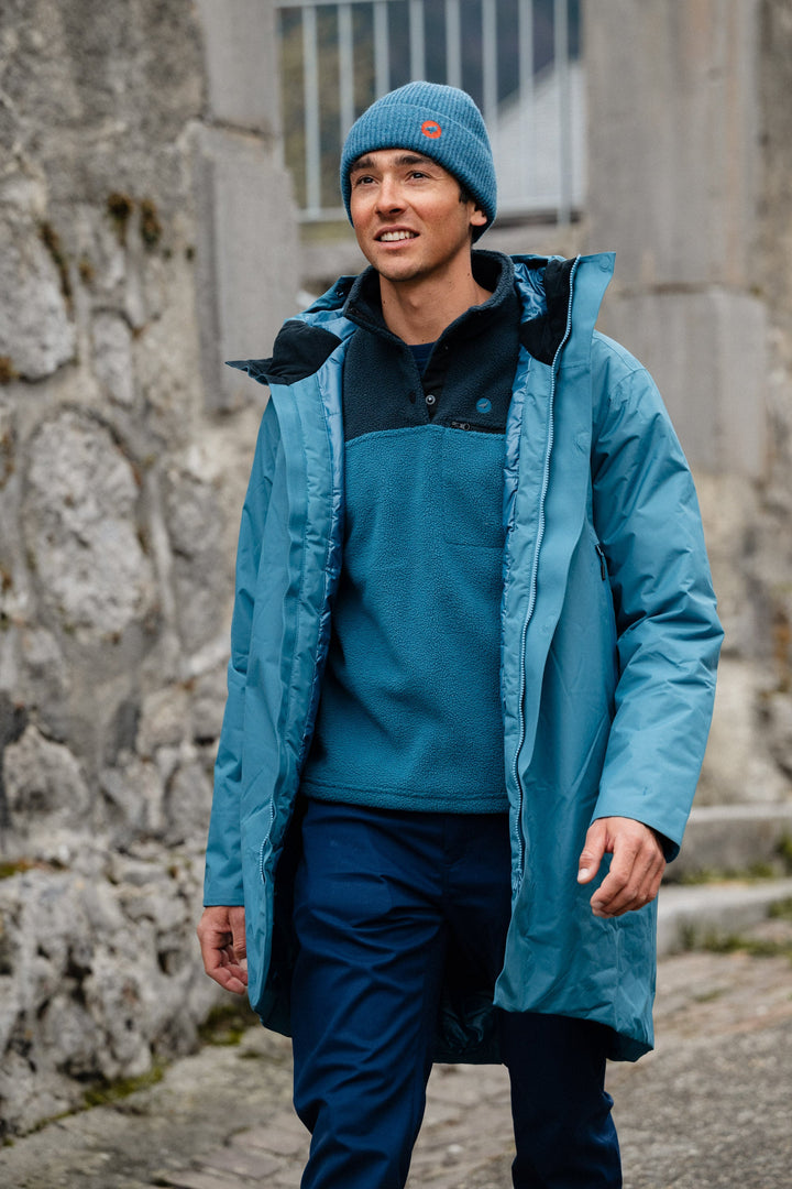 Veste 3/4 chaude Homme GRAND TETRAS WARM - Bleu Sarcelle