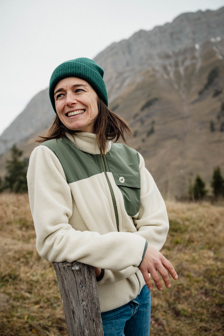 Polaire Montagne Femme RYPA - BeigeKaki