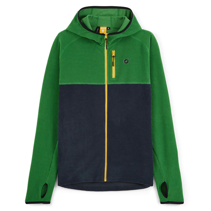 Polaire technique Montagne unisexe PHANTOM HOODIE - Vert Gazon