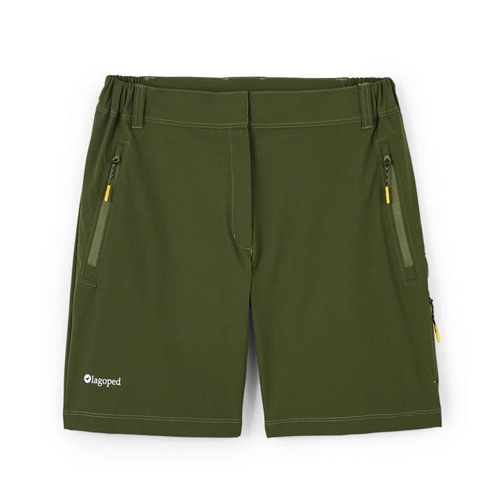 4505 - Icon - Short De Sport 18 Cm En Tissu à Séchage Rapide Avec Poches Zippees Kaki 4505 - Icon - Short De Sport 18 Cm En Tissu à Séchage Rapide Avec Poches Zippees Kaki