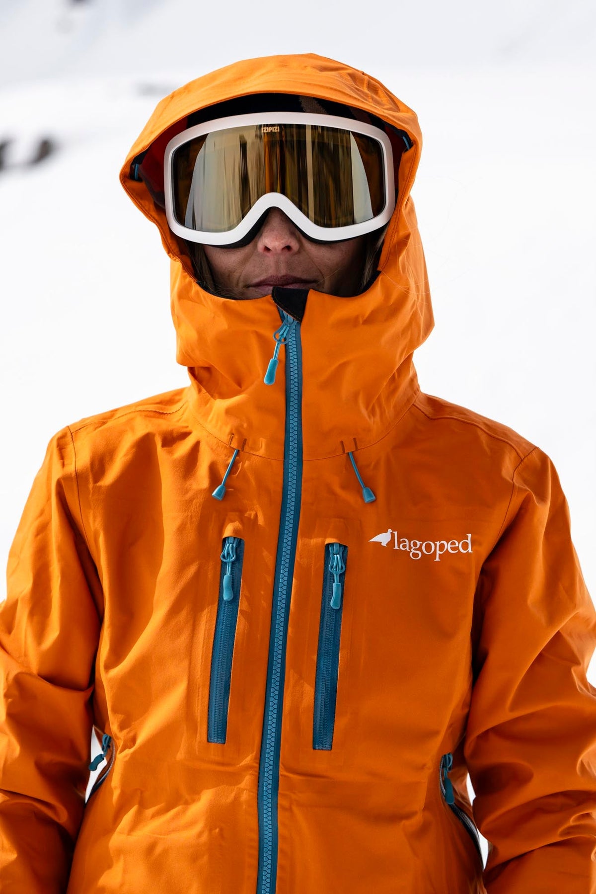Veste montagne EVE Femme - Orange
