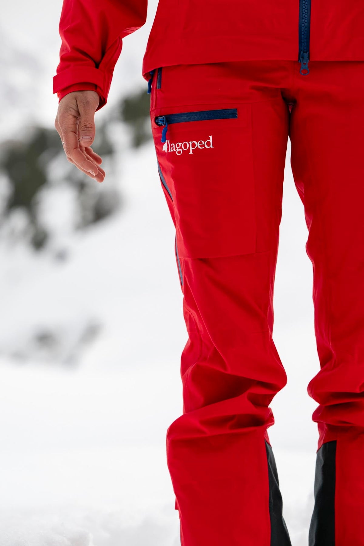 Pantalon ski rando SUPA Femme - Framboise