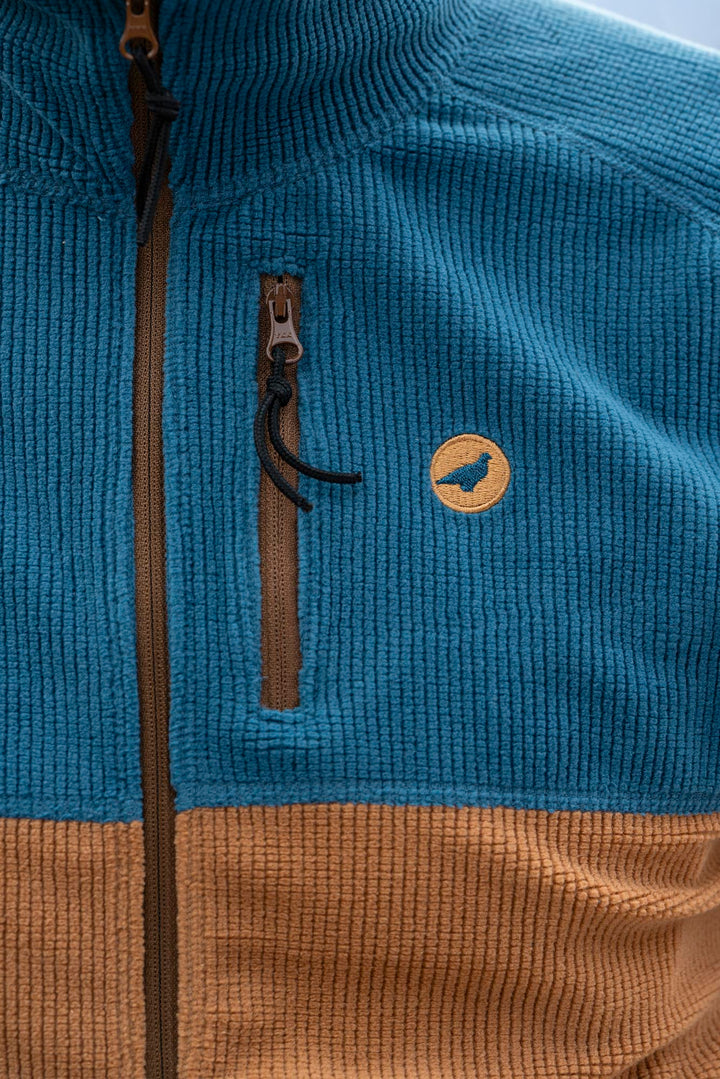 Polaire technique Montagne unisexe PHANTOM - Bleu Sarcelle