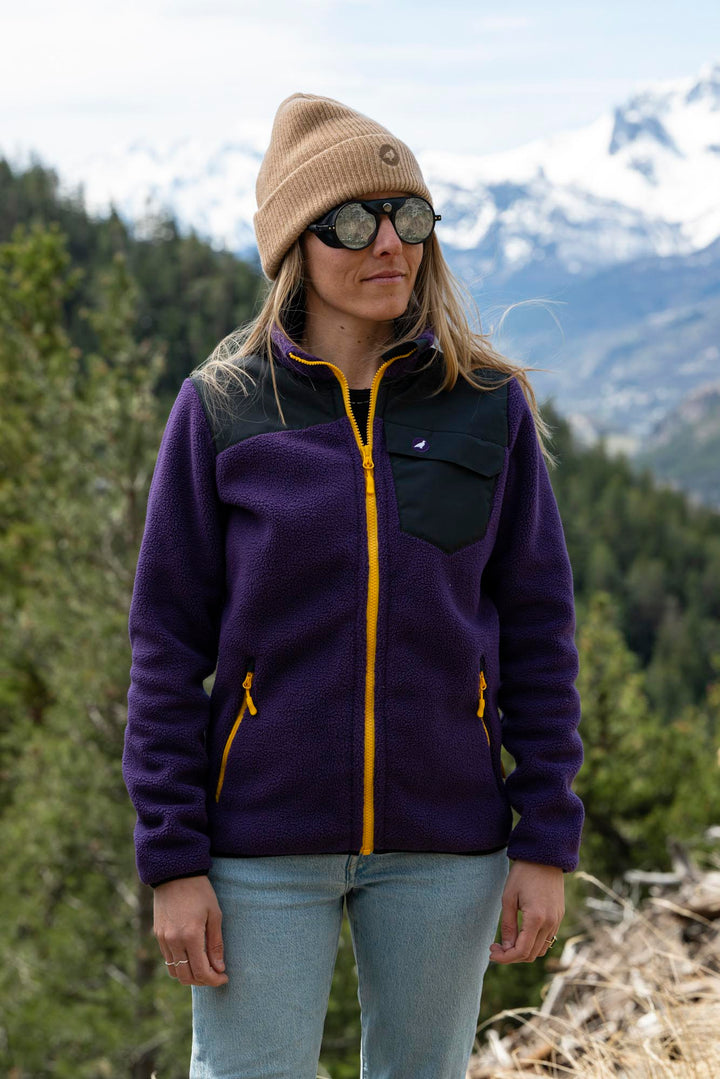 Polaire Montagne Femme RYPA - Prune